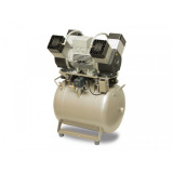 DK50 4VR/50S/M - компрессор для четырех стоматологических установок, с осушителем, с кожухом